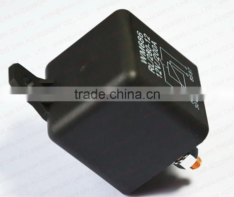 Heavy duty relay 12VDC 24V 200A auto start relay with terminal
