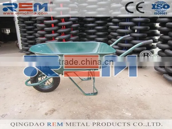 construction and farming wheel barrow with deep tray