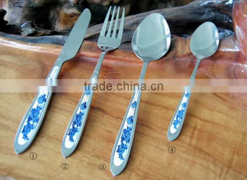 High grade ! elegant eco-friendly stainless steel flatware ;wholesale housewares flatware