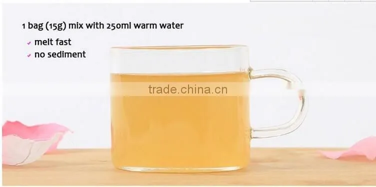 Supply high quality instant ginger tea with honey/lemon/red date