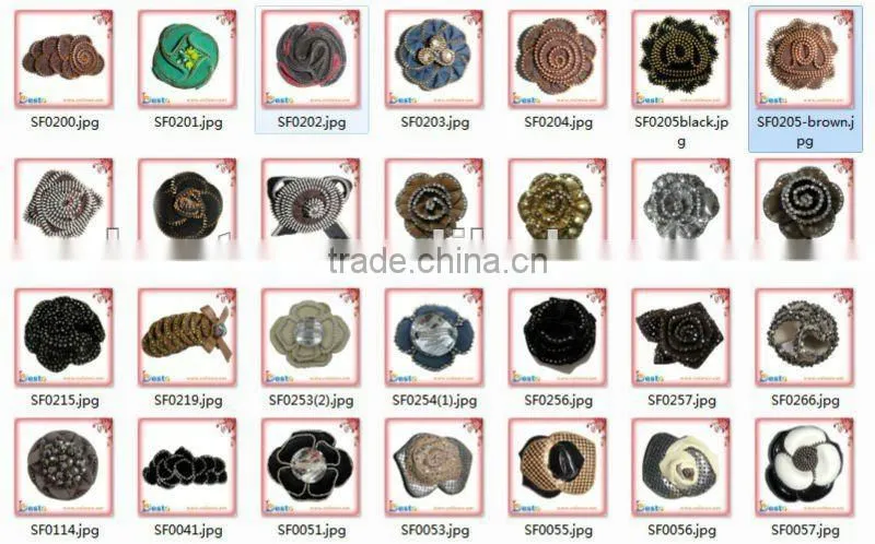 CF0147 Children small ribbon bow cheap wholesale flower for hair