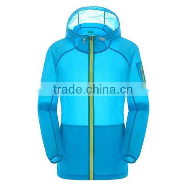 Outdoor sports wholesale clothing lightweight windbreaker jacket man and woman