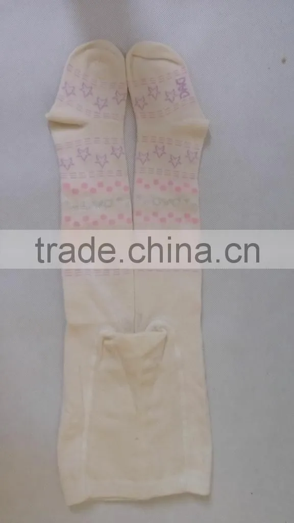 children's pantyhose with jacquard