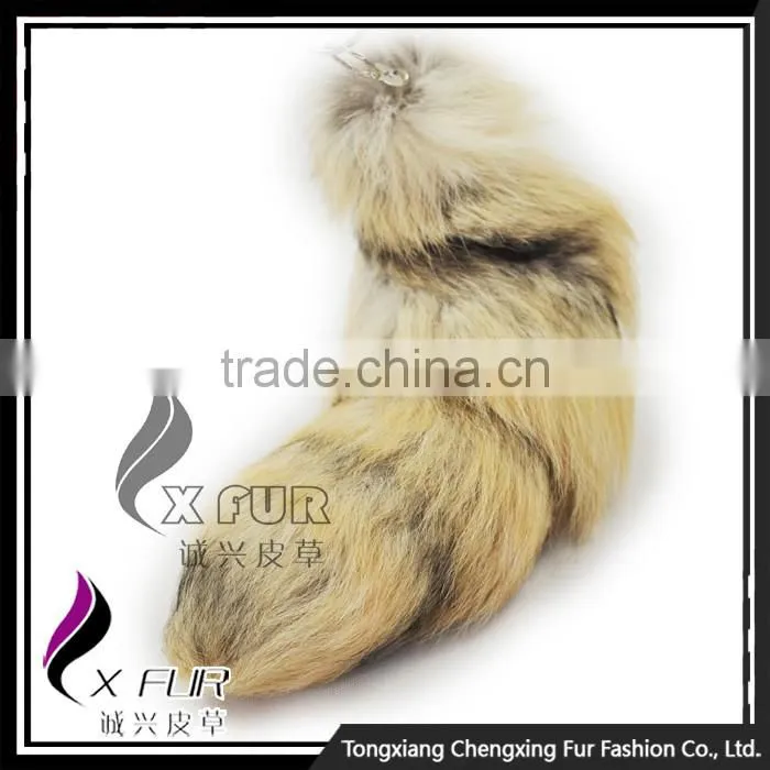 CX-R-19 Hot New Products For 2016 Fox Fur Tail Fancy Key Ring