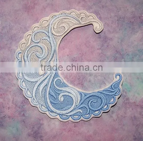 Custom high quality embroidered creative sun patch for clothes embroidery patch made in china choose size/color