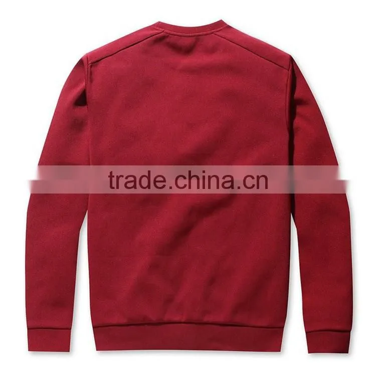 100% polyester custom blank sublimation men sweatshirt manufacturer