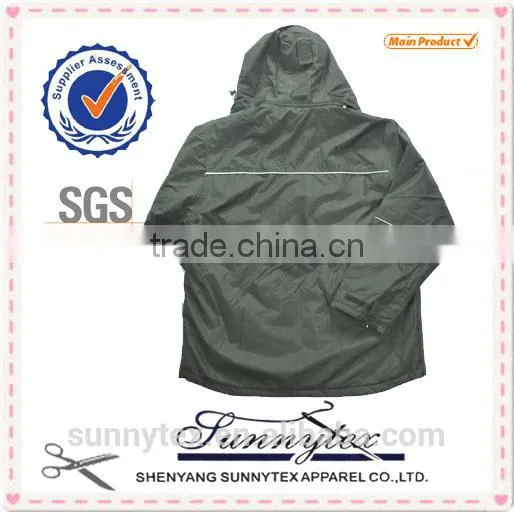 Sunnytex new arrival waterproof multi pockets travel coat