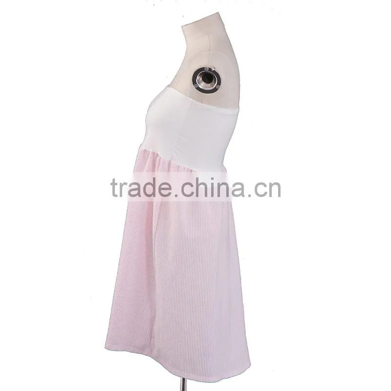 Novelty fashion monogrammed seersucker Swimsuit Cover Up
