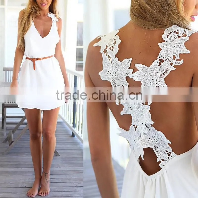 Fashion sex woman one-piece Chiffon dress