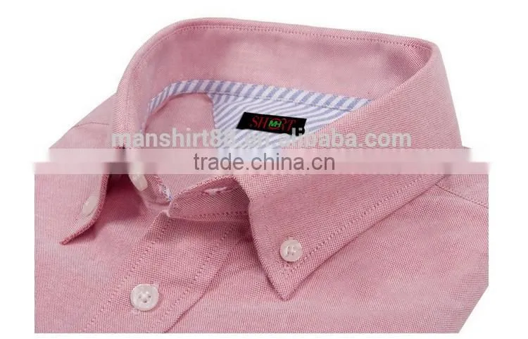 Men oxford slim fit multi colores stripes contrast mens dress shirts