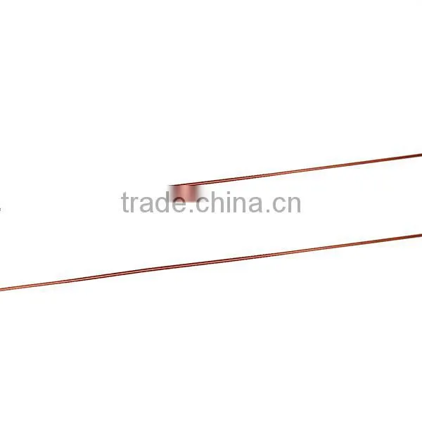 Copper Beading Wire Thread Cord Round Red Brown 0.3mm Dia. , 2 Rolls