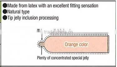 Japan Condom 'USU USU R1000' --- inside top jelly-filled condom --- 12p