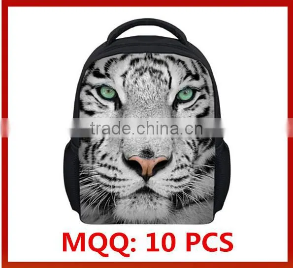 Lovely Animal Face Backpack/Cute 3D Animal Face Backpack/Animal School Bags For Teenagers boys