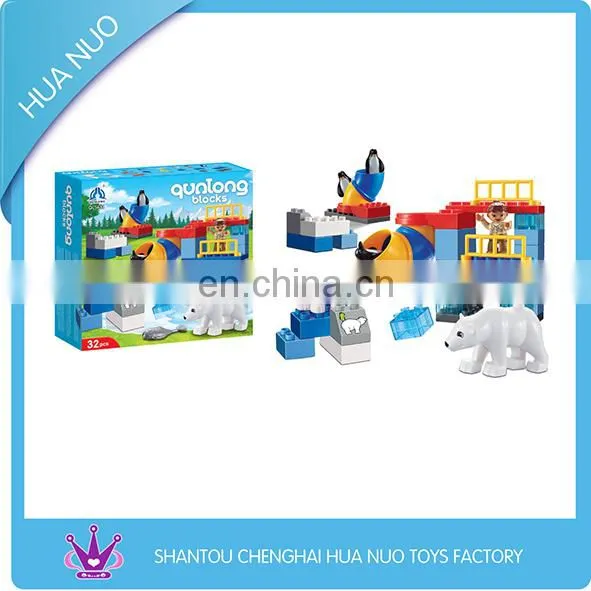 100PCS children plastic educational building blocks