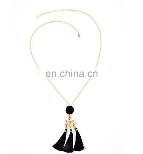 Fashion Jewelry Bohemian Earring Women Long Red Tassel Fringe Dangle Earring