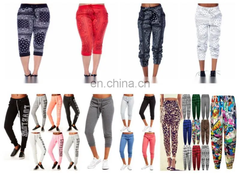 women sportswear trousers drawstring cotton baggy pants yoga pants