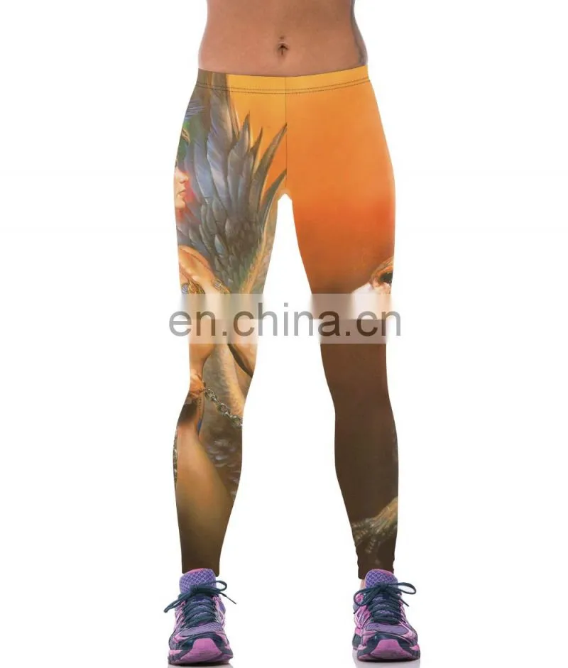 Lady workout pants sport fitness yoga leggings for women