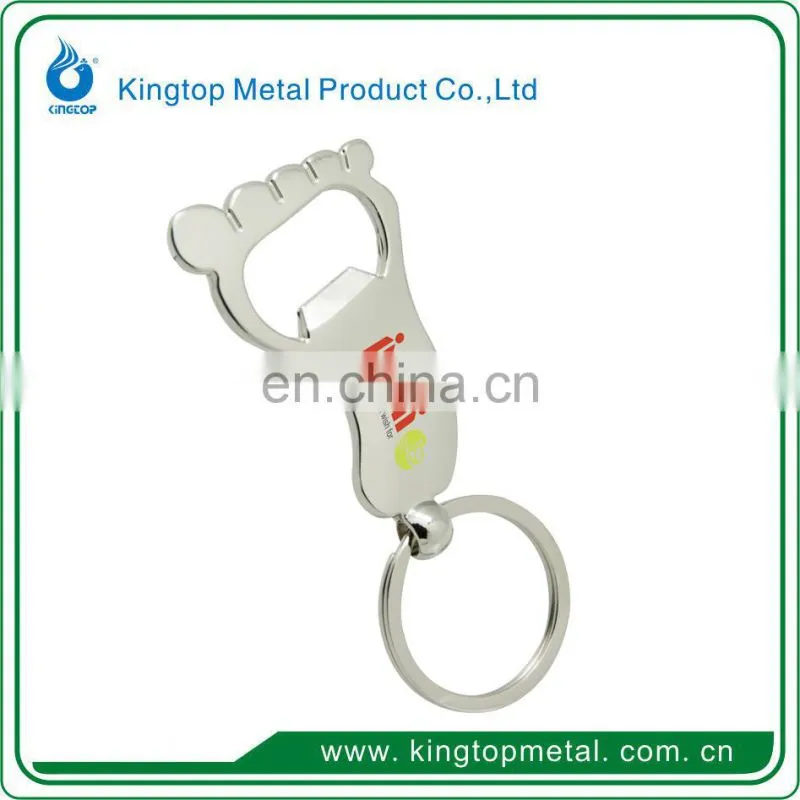 Custom clamp shaped metal keychain