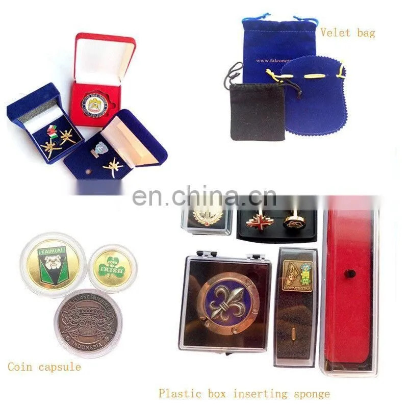 Custom design metal coins/ souvenir coins with gift box