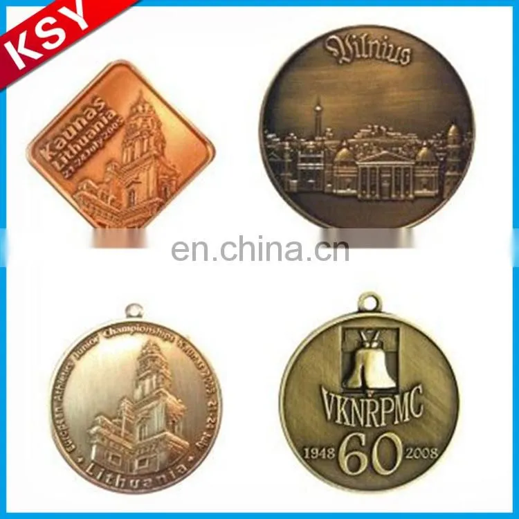 Trade Assurance Supplier Great Quality Art Two-Sided Award Embossed Logo Medal