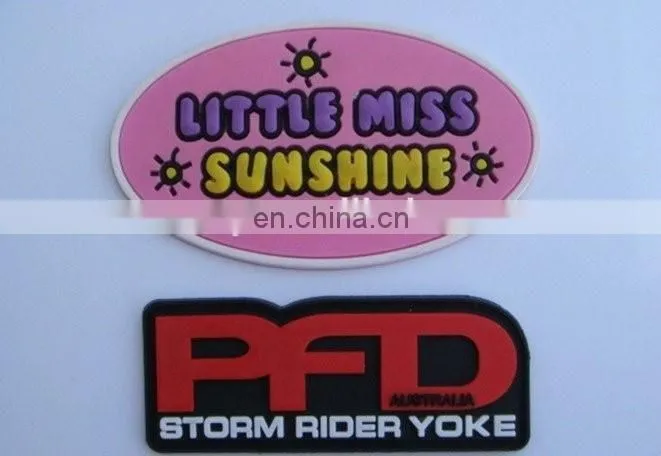 Rubber Patch-3D Transparent Rubber Label Wholesale Cheap Customized engraved Logo 3D Soft Plastic PVC Silicone Rubber Label