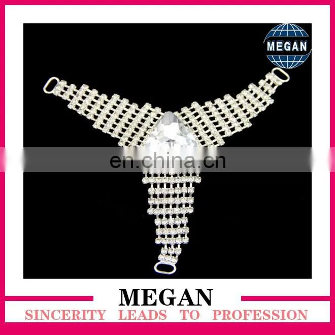 wholesale lastest bikini rhinestone connector in bulk