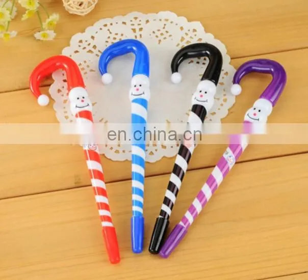candy cane snowman pen