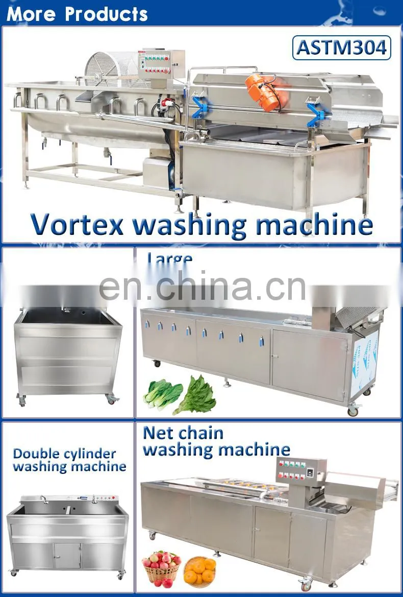 Customized commercial ozone vegetable washer fruit and vegetable washing machine