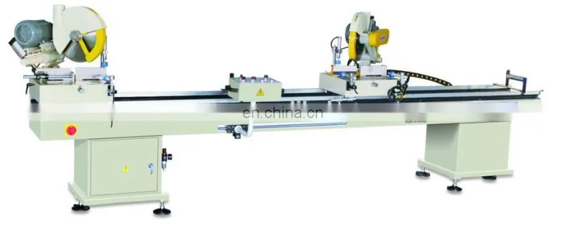 UPVC windows and doors double mitre saw v cut aluminium/upvc windows machine/upvc window machinery for sale