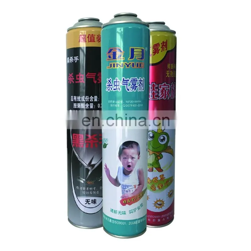 insecticide aerosol empty tin can manufacturer china and aerosol canister Hebei products