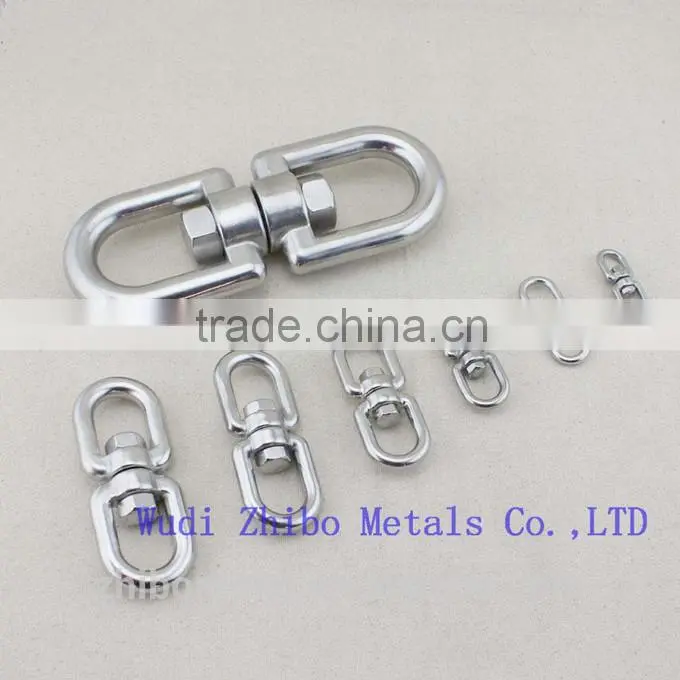 Hot sale Stainless steel double eye swivel made in china
