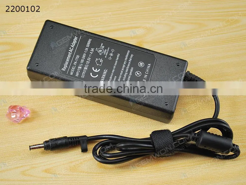 High Copy Laptop AC Power adapter for HP 18.5V 4.9A 90W Bullet-Shaped