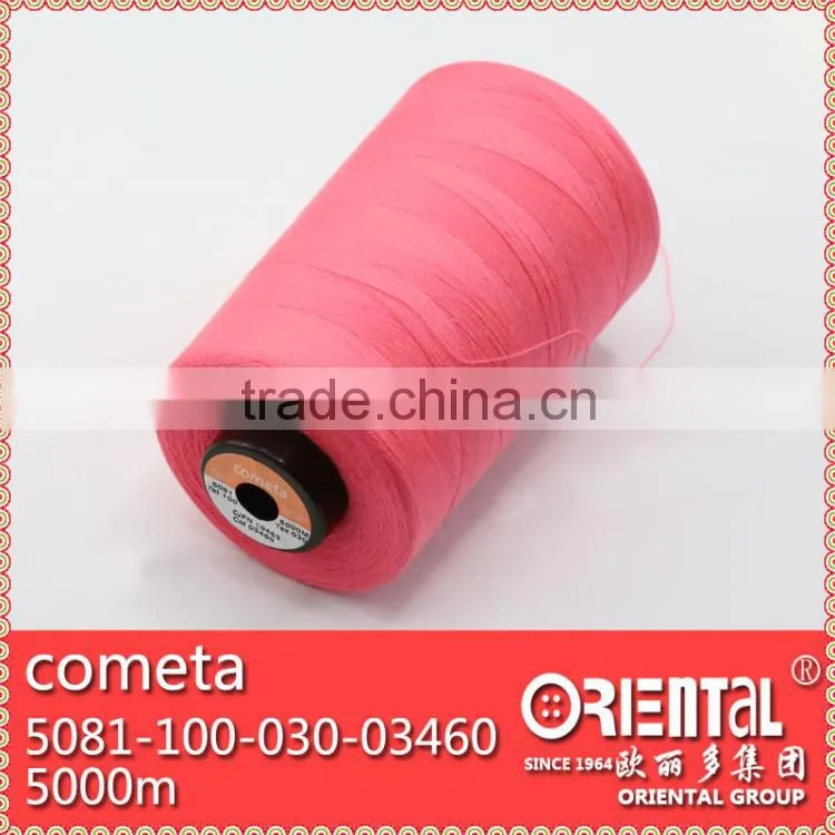 coats 100% abrasion remittance staple polyester sewing thread
