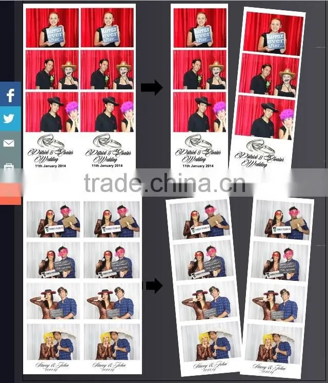 Best Quality Instant Photo Sticker Machine With 3D Green Screen Software