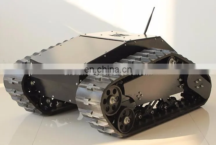 Wireless remote control tank car chassis robotic platform for robot development
