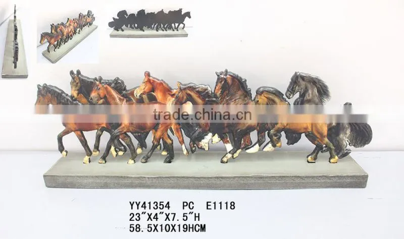 wood horse handmade crafts for table top decor