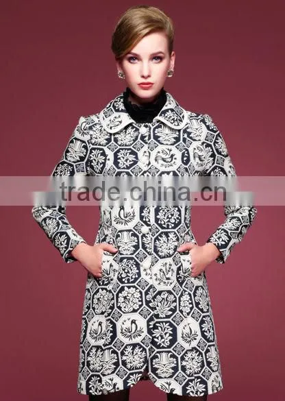 2016 print women coat