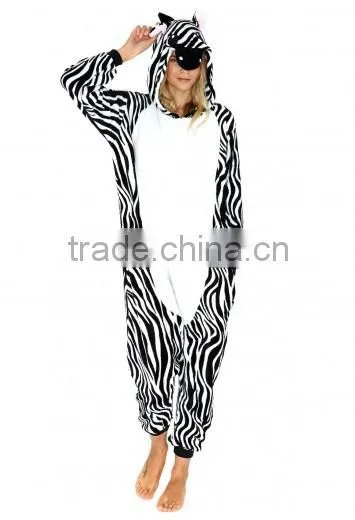 fancy zebra stripe nightclothes for family suit
