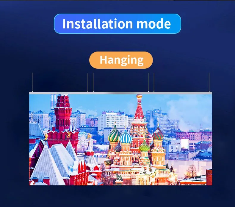 Ultra Thin Stage LED Display Front Service Double Sided LED TV Easy Maintenance Indoor Led Display