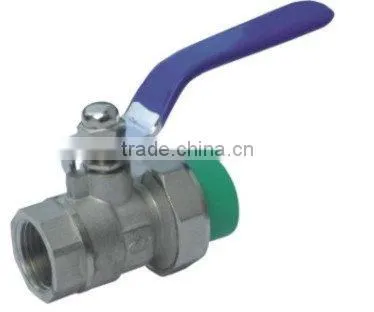ppr female brass ball union valve