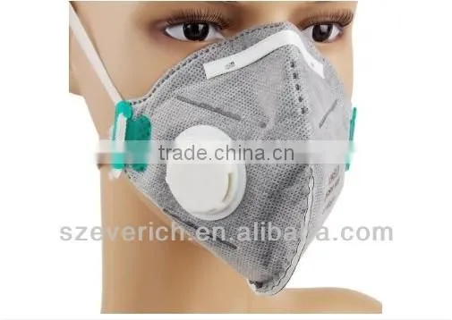 NIOSH 95,FFP1,FFP2, Good Quality 5Plys Vertical Folded Actived Carbon Dust Mask
