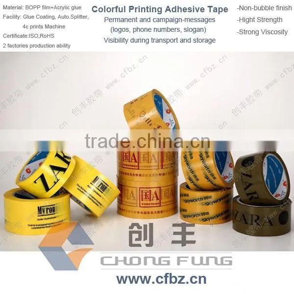 China Professional Manufacturer Custom Printed OPP Decoration Tape