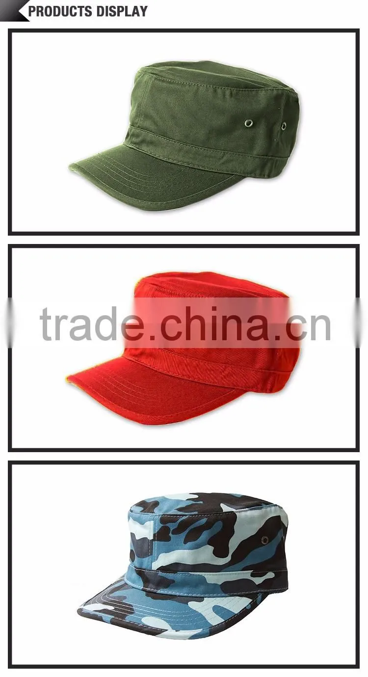 Guangzhou Guangjia cap manufacturer high quality customize design military hat