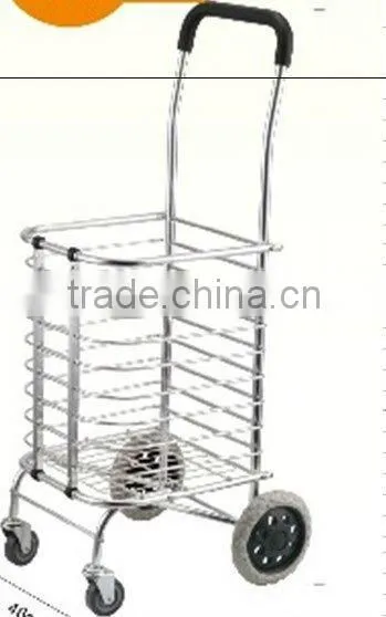 ALUMINUM SHOPPING TROLLEY