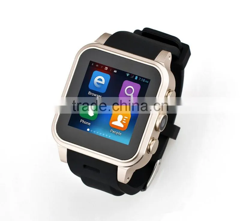 Top Android Smart watch phone with 3G WIFI GPS in 2015 smart watch