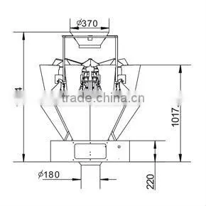 10 head weigher Packaging Machine
