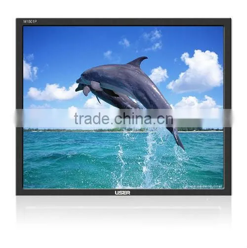 15 inch cctv lcd monitor with protective glass