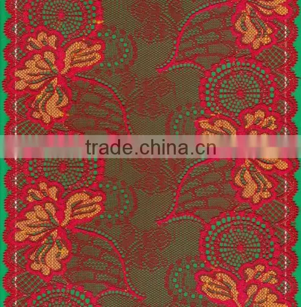 spandex patterned tulle