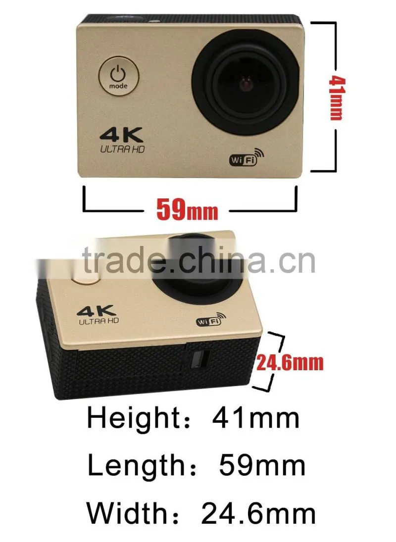 Gift Promotional Wifi 4K Video Sports Camera Brand New Wifi 4K Sports Camera