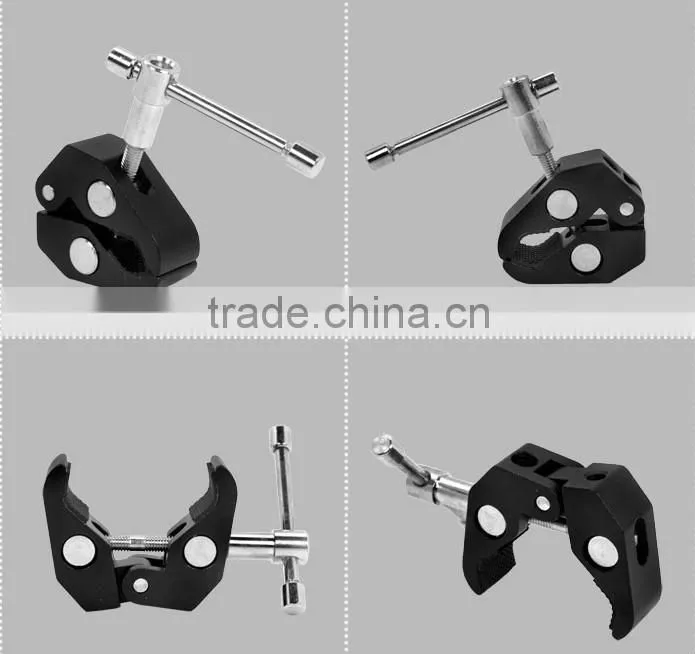 Crab Pliers Clip w/ Thread For Articulating Magic Arm Studio Light